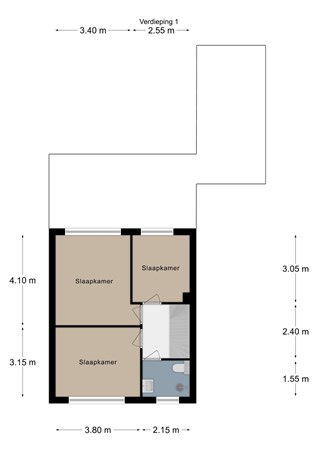 Floorplan - Nachtegaalstraat 3, 6287 AX Eys